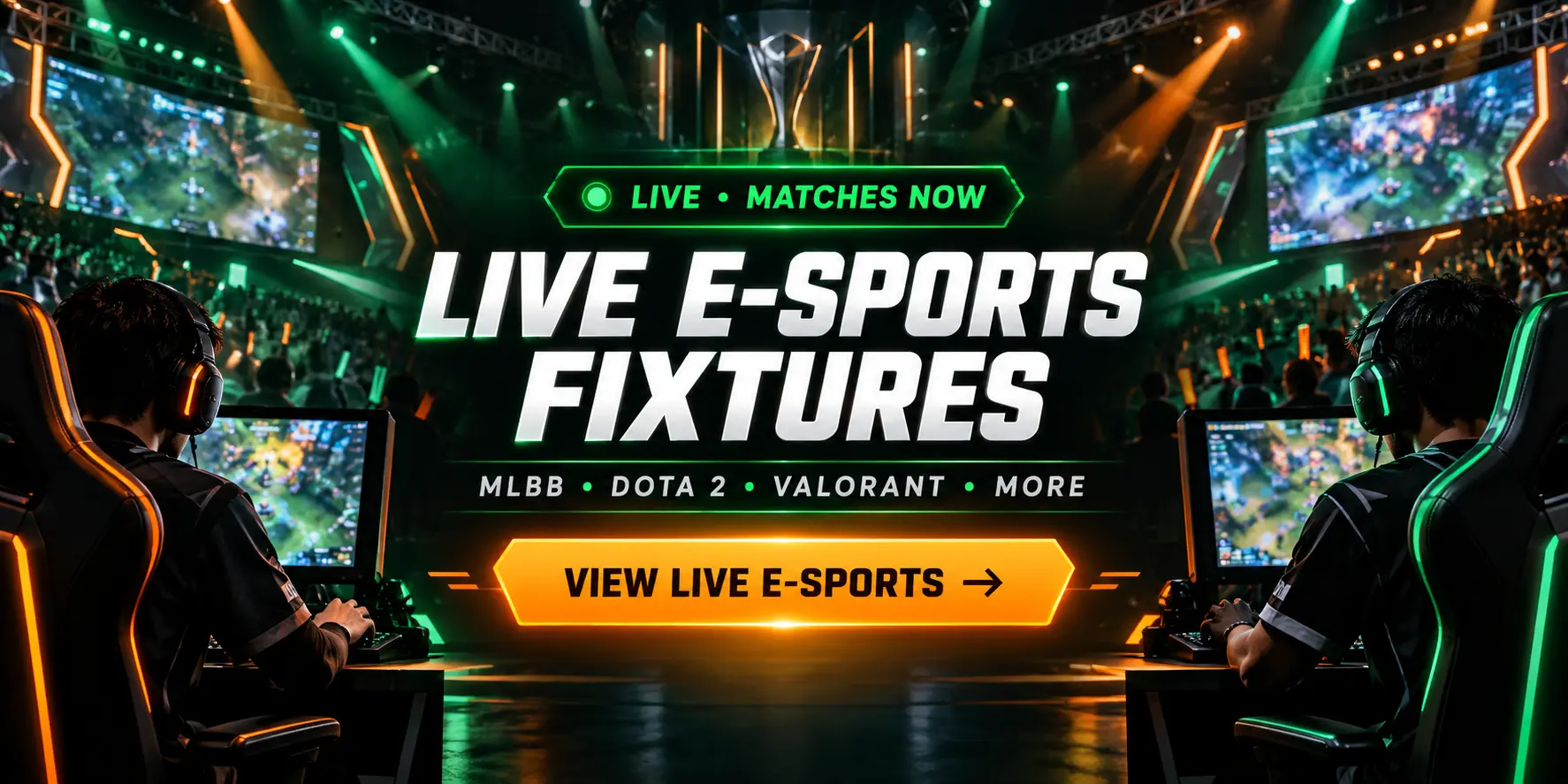 Live E-Sports Fixtures