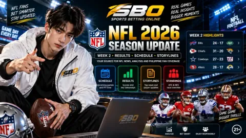 American football stadium graphic for the NFL 2026 season Week 2 news update